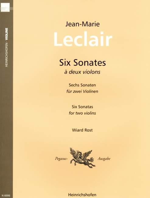 6 Sonates à Deux Violons, Opus 3