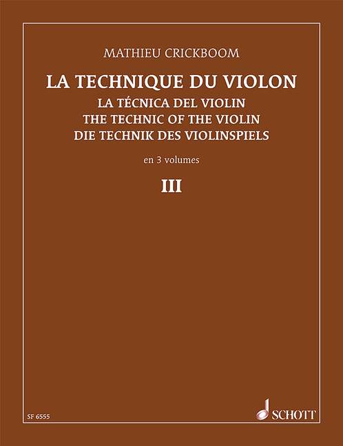 La Technique du Violon - Vol.3