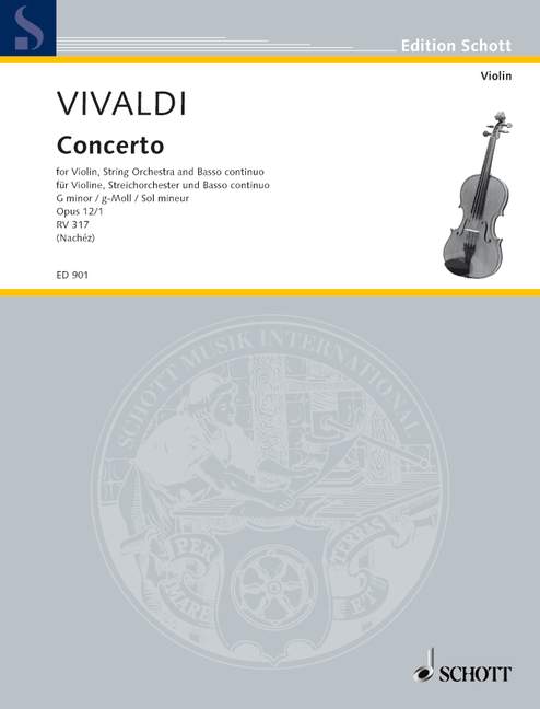 Concerto g-moll, RV.317 PV.343 Op.12 No.1