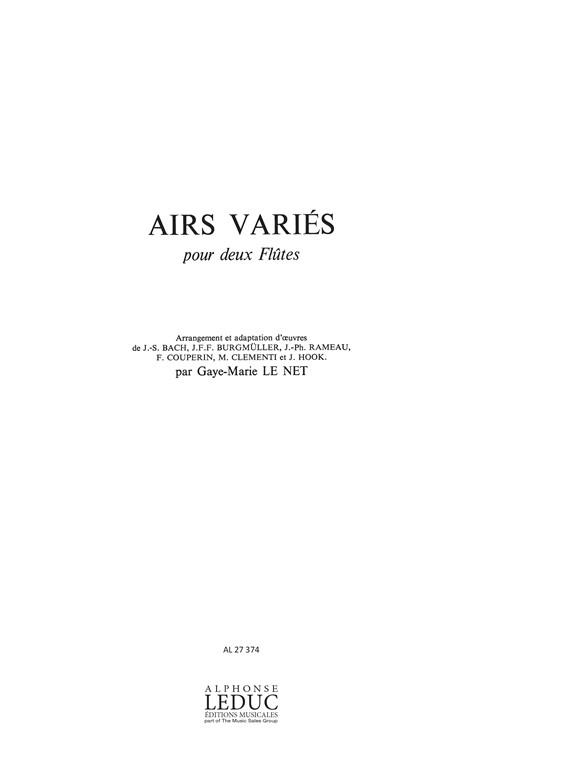 Airs Variés