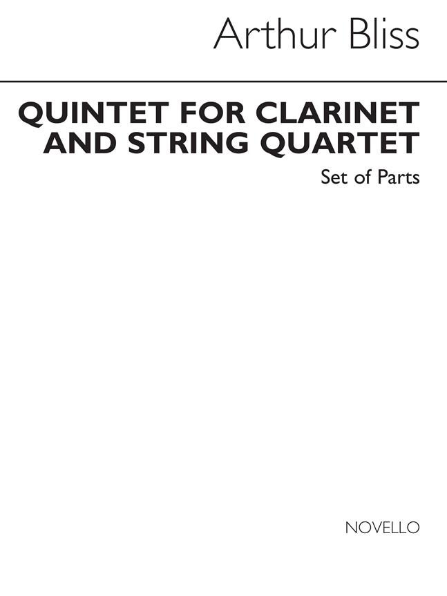 Quintet for clarinet and strings (Parts)