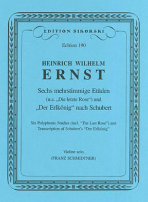 6 Mehrstimmige Etüden / "Der Erlköning" nach Schubert