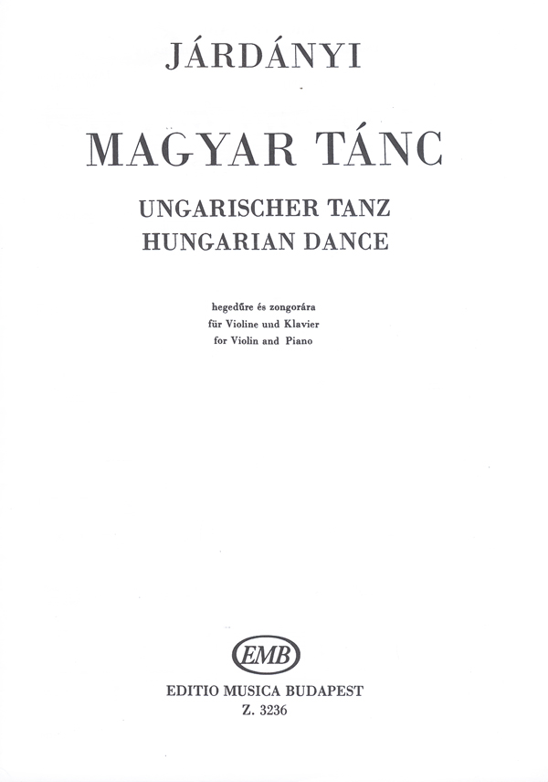 Hungarian Dance (Magyar Tanc)