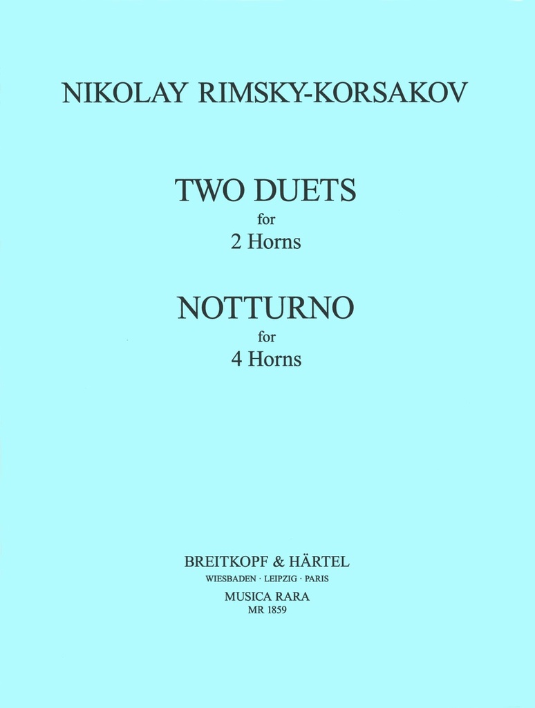 2 Duets, Notturno (Set of parts)