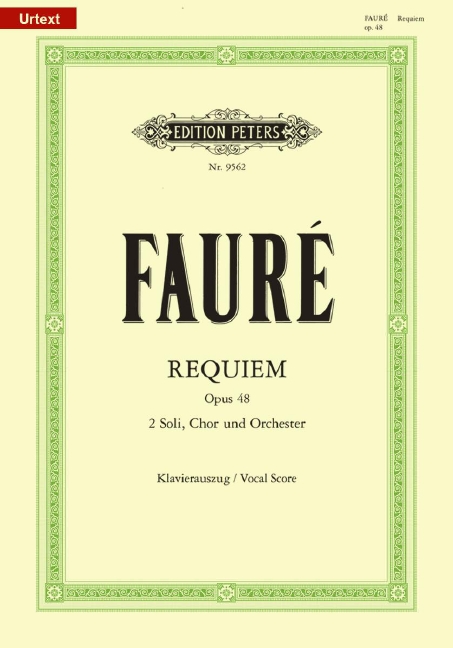 Requiem, Op.48 (Vocal score)