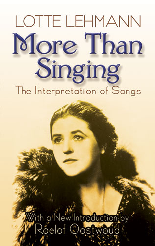 More Than Singing: The Interpretation of Songs