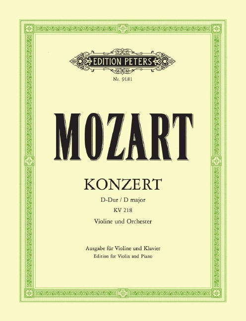 Konzert No.4 in D, KV.218