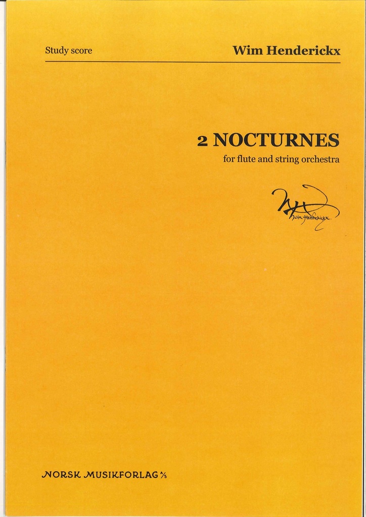 2 Nocturnes (Study score)