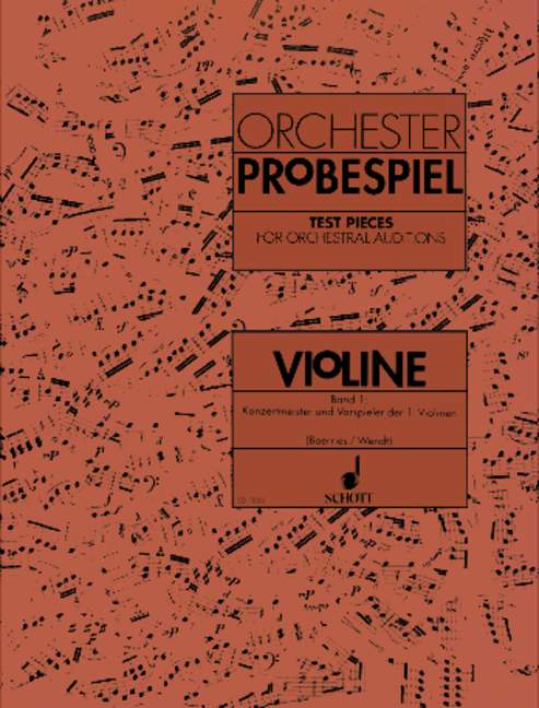 Orchester Probespiel - Violin Vol.1