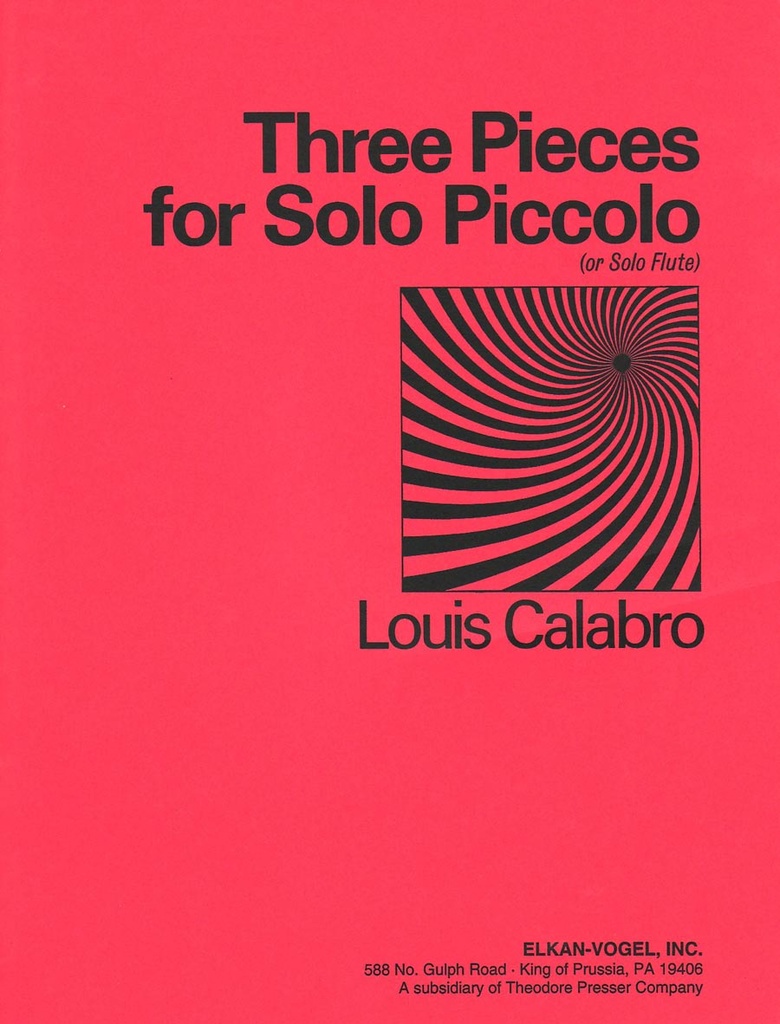 3 Pieces for solo piccolo