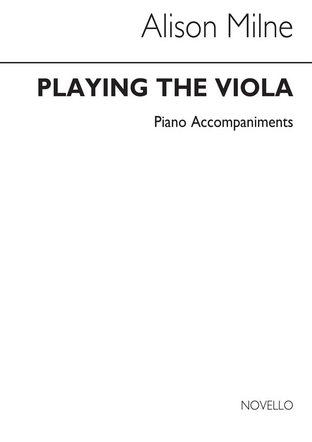 Playing the Viola - Piano Accompaniment