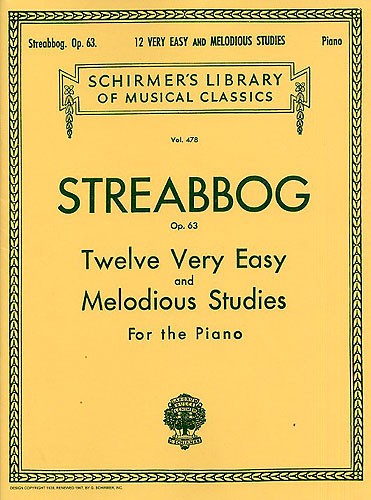 12 Very Easy and Melodic Studies, Op.63