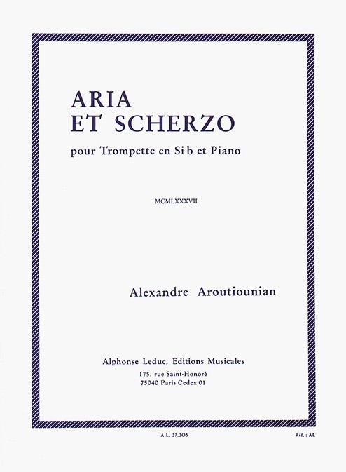 Aria et scherzo