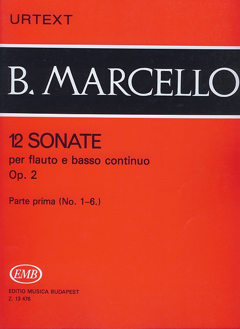 12 Sonate per Flauto e bc, Op.2 - Vol.1 (1-6)