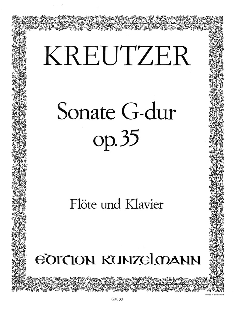 Sonate G-dur, Op.35