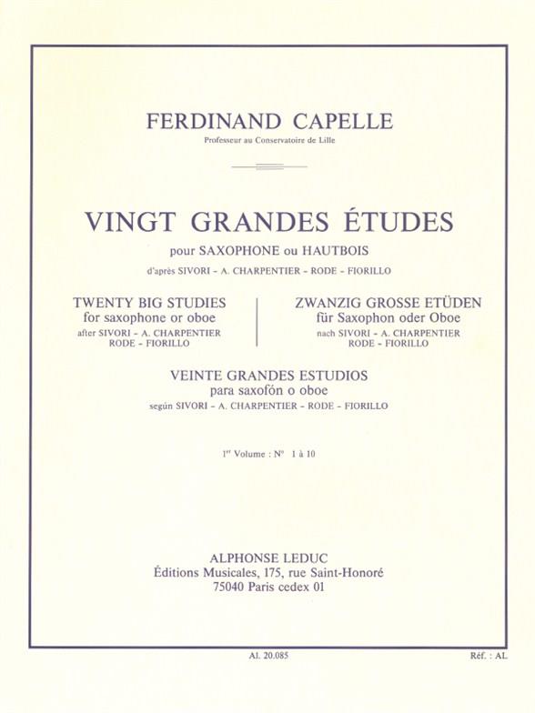 20 Grands Etudes - Vol.1