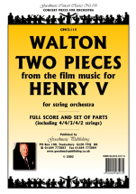 2 Pieces from "Henry V" (Score + Parts 4/4/3/4/2)