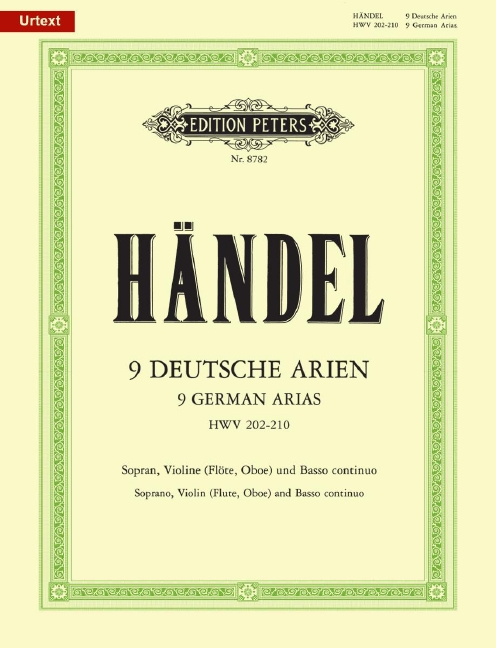 9 Deutsche Arien, HWV.202-210