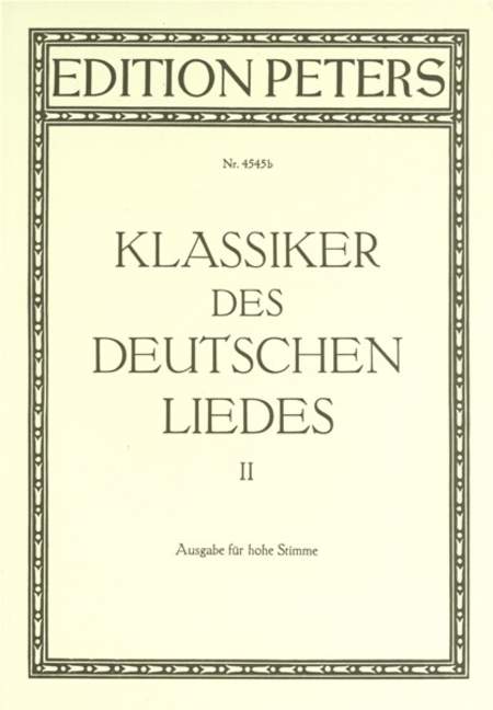 Klassiker des deutschen Liedes - Band 2 (H)