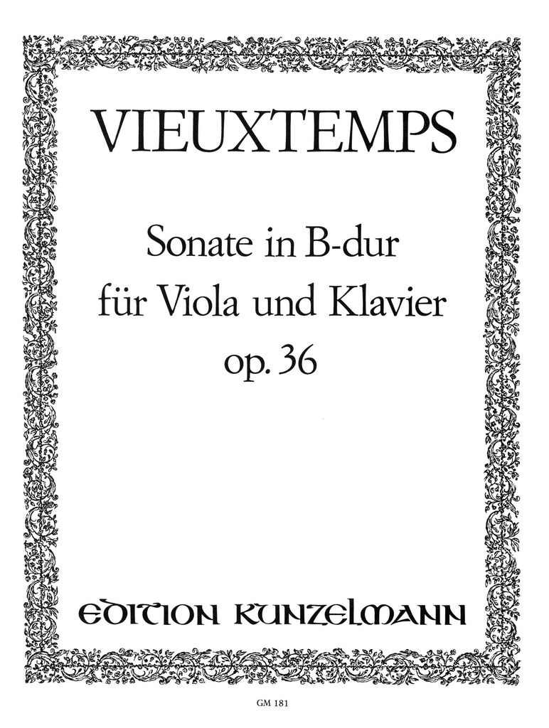 Sonate B-dur, Op.36