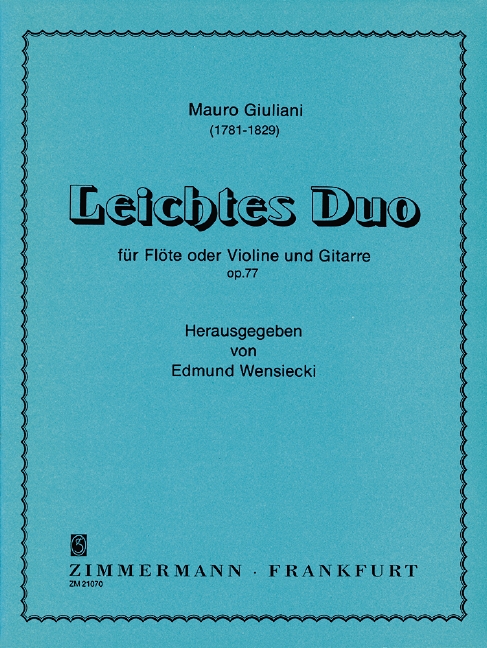 Leichtes Duo, Op.77