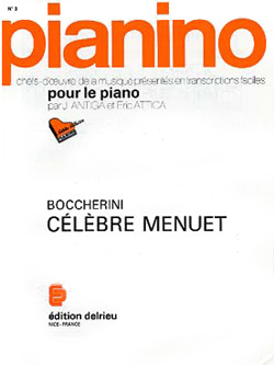 Célèbre Menuet, Op.13/5 (Pianino 3)