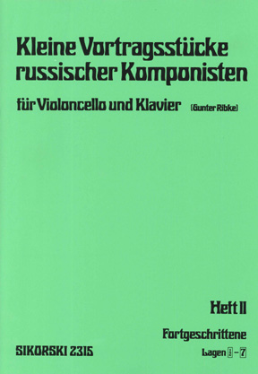 Kleine Vortragsstücke Russischer Komponisten - Heft 2