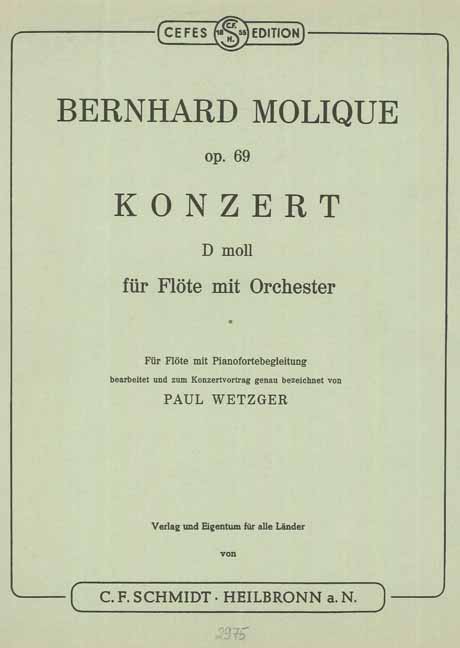 Konzert d-moll, Op.69