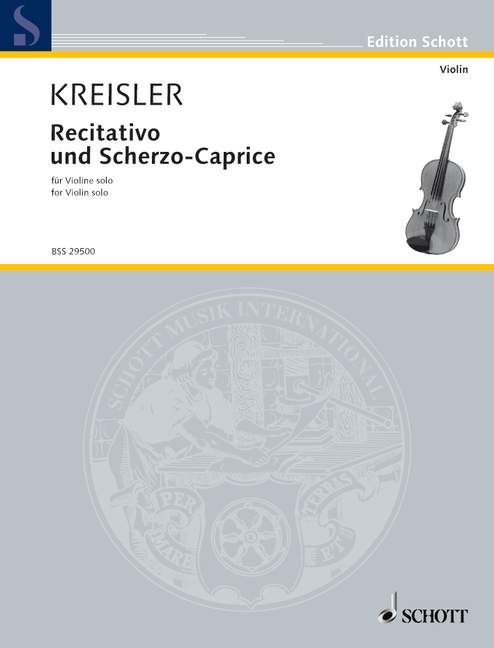 Recitativo und scherzo-caprice, Op.6