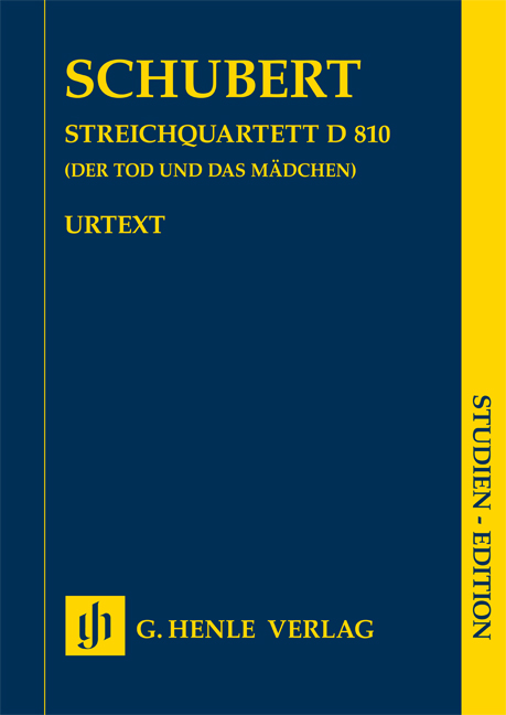 String Quartet, D.810 (Study score) (Der Tod und das Mädchen)