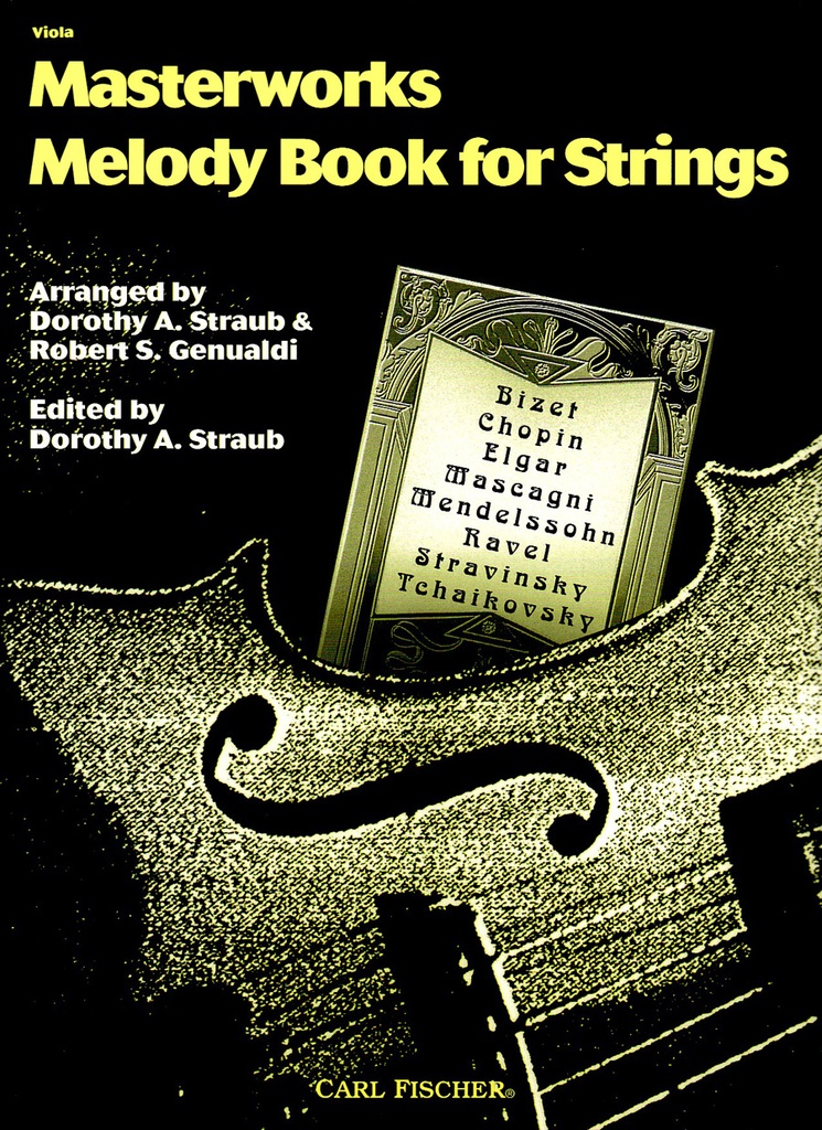 Masterworks Melody Book (Viola part)