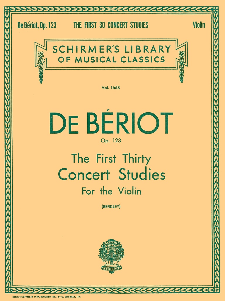 The First 30 Concert Studies, Op.123