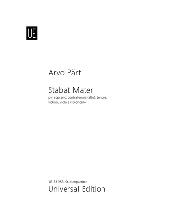 Stabat mater (Score)