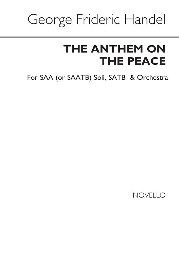 Anthem on the peace (Vocal score)