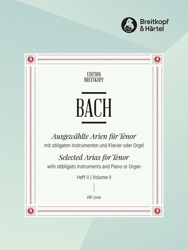 Selected Arias for Tenor - Vol.2