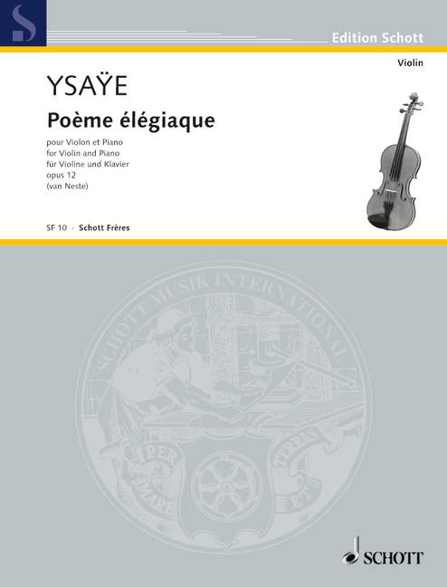 Poème élégiaque, Op.12