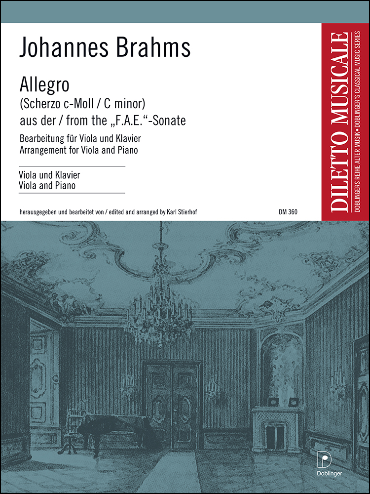 Allegro (Scherzo c-Moll) from the F.A.E. Sonate