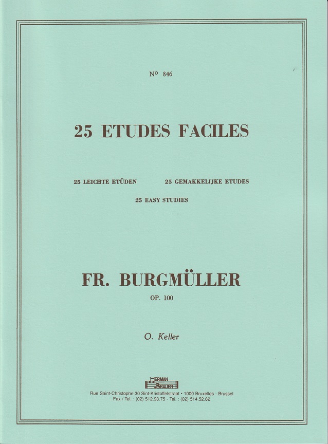 25 Etudes Faciles, Op.100 (CRANZ)