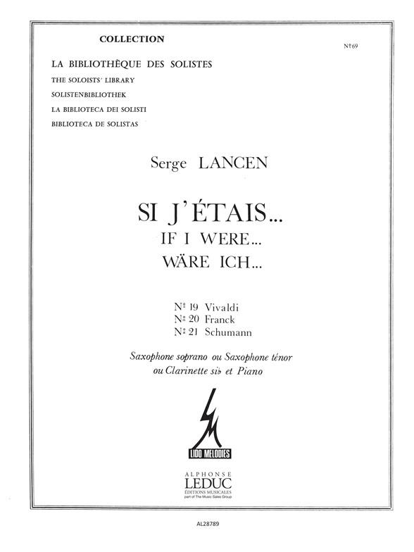Si j'étais (Vivaldi-Franck-Schumann)