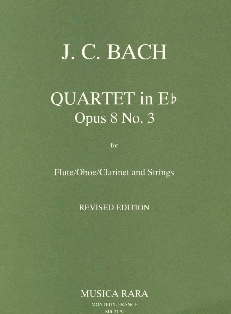 Quartet in Eb major, Op.8 No.3 (Set of parts)