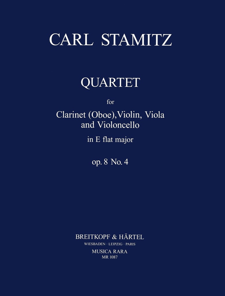 Quartet in Eb major, Op.8 No.4 (Set of parts)