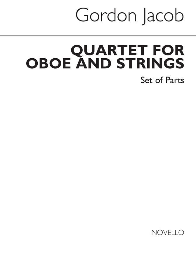 Quartet for Oboe and Strings (Set of parts)