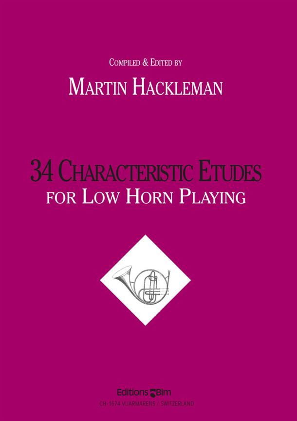 34 Characteristic Etudes for Low Horn Playing