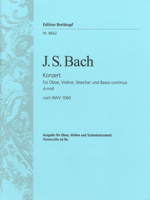 Double Concerto in D minor. Reconstruction based on, BWV.1060 (Piano reduction)