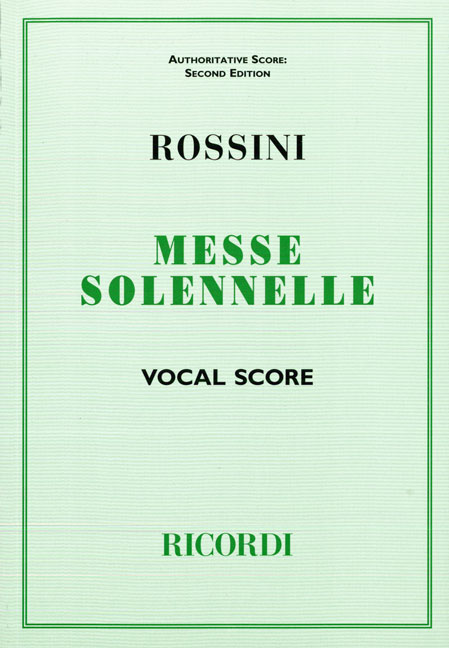 Petite Messe Solennelle (Vocal score)