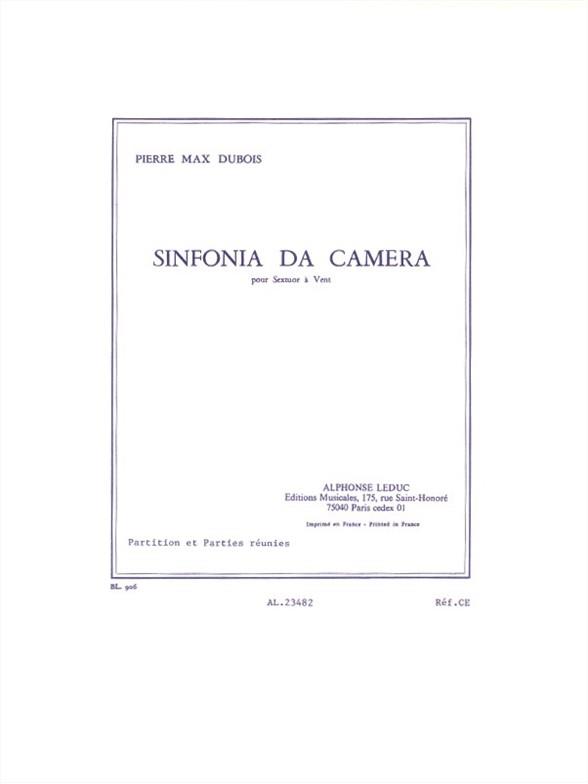 Sinfonia da camera (Partition et parties)