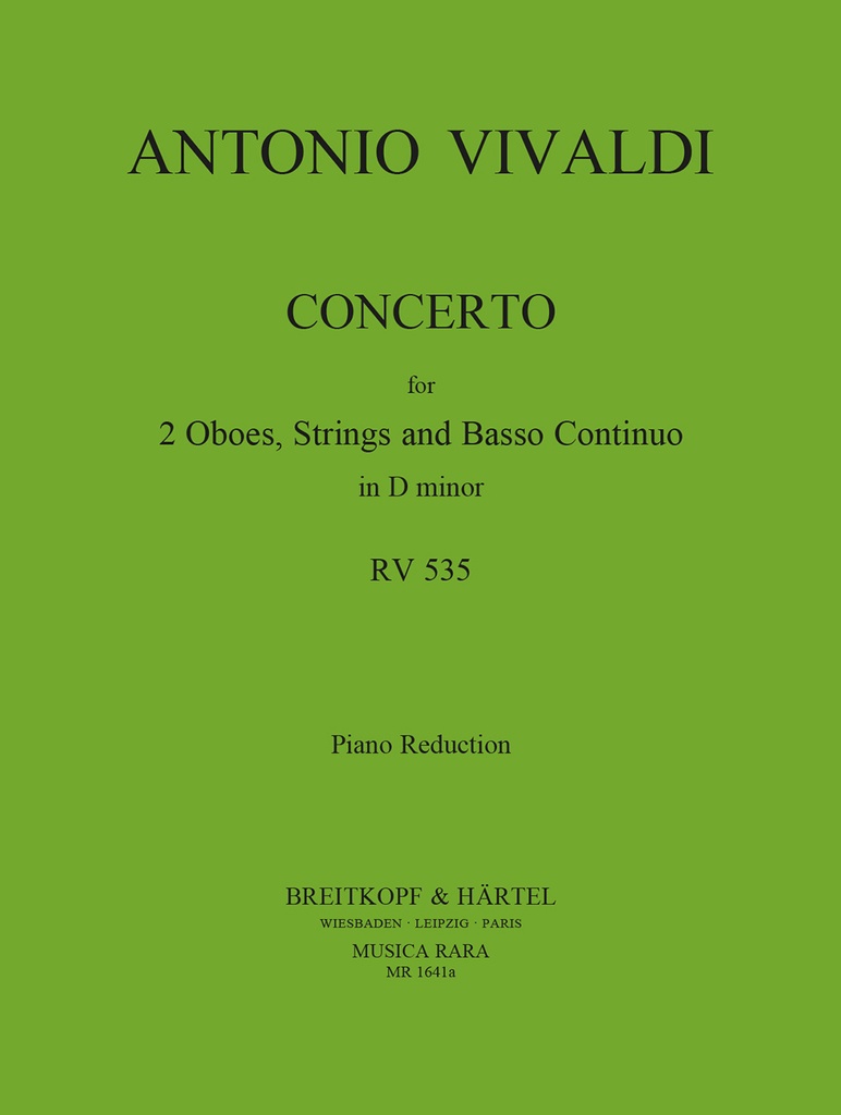 Concerto in D minor, RV.535 (Piano reduction)