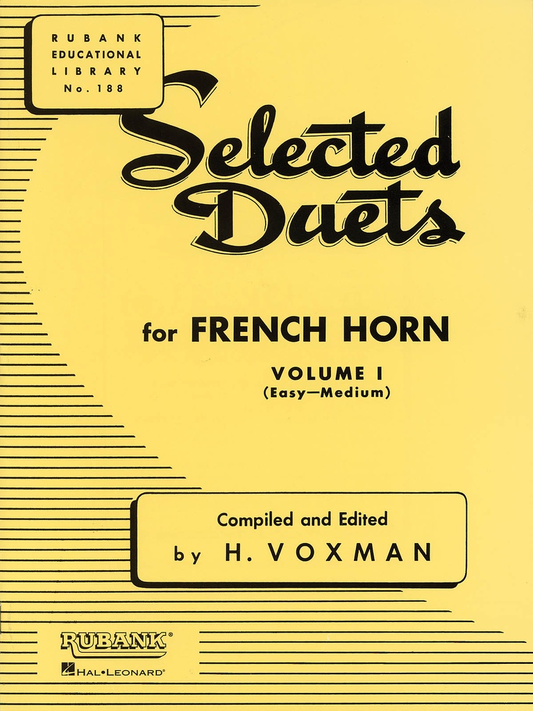 Selected Duets for French Horn - Vol.1