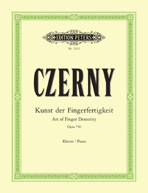 Kunst der Fingerfertigkeit, Op.740 (699)