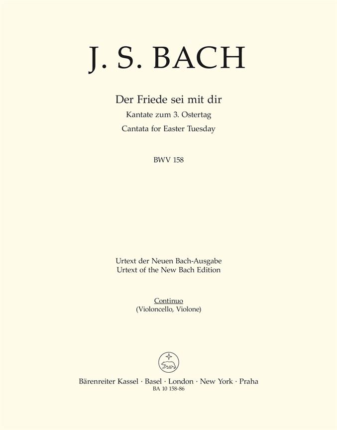 Der Friede sei mit dir, BWV.158 (Violoncello)